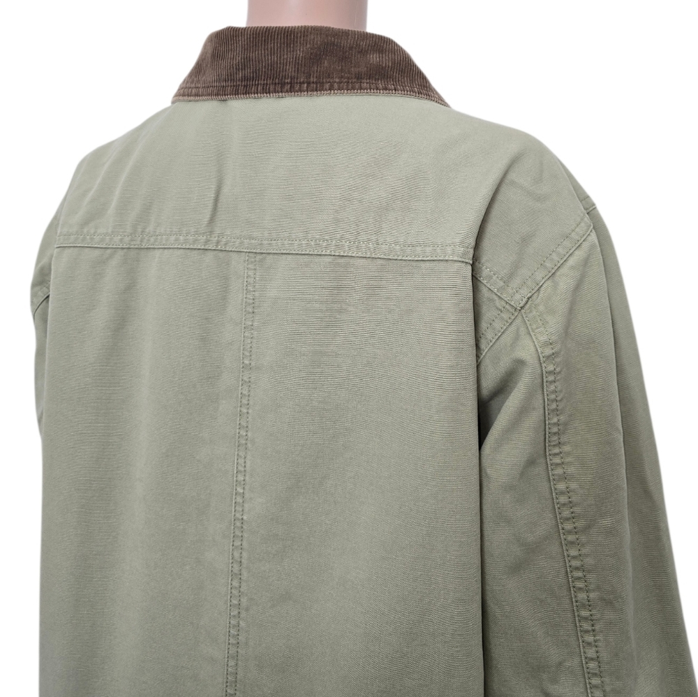 Vintage L.L.Bean Light Sage Barn/Hunting Jacket - Picture 10 of 16